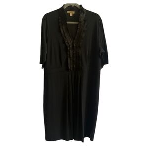 Vintage Coldwater Creek Black Dress size W 18 EUC